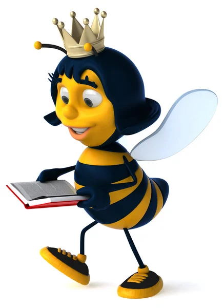 Funny cartoon bee — Stock Photo, Image