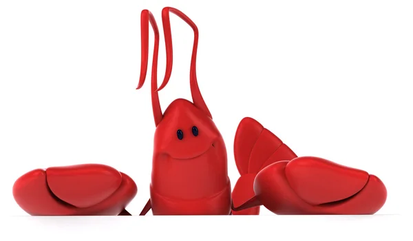 Zabawne czerwony homar — Zdjęcie stockowe
