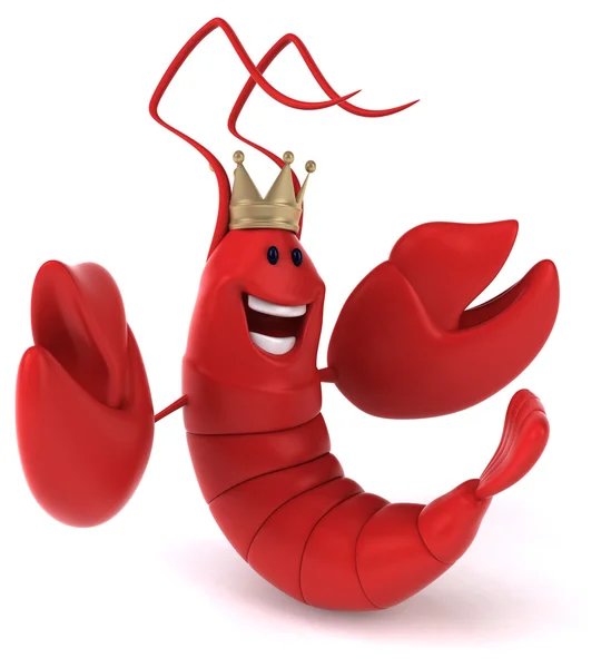 Fun red lobster — Stock Photo, Image