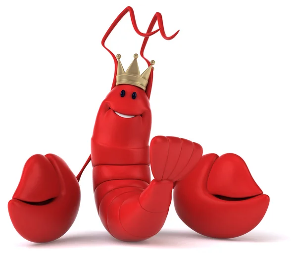 Zabawne czerwony homar — Zdjęcie stockowe