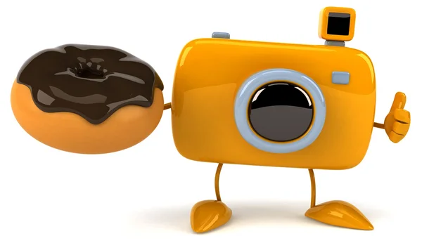 Grappige cartoon camera — Stockfoto