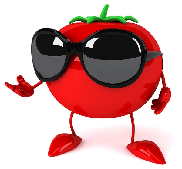 Cartoon tomato in sunglasses — Stock Photo © julos 73101061
