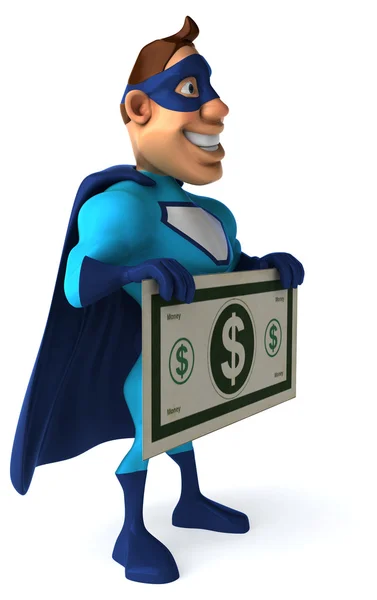 Fun cartoon superhero — Stock Photo, Image