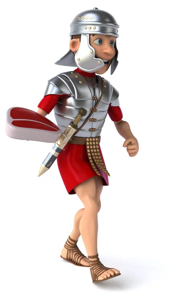 Cartoon roman soldier — Stock Photo, Image