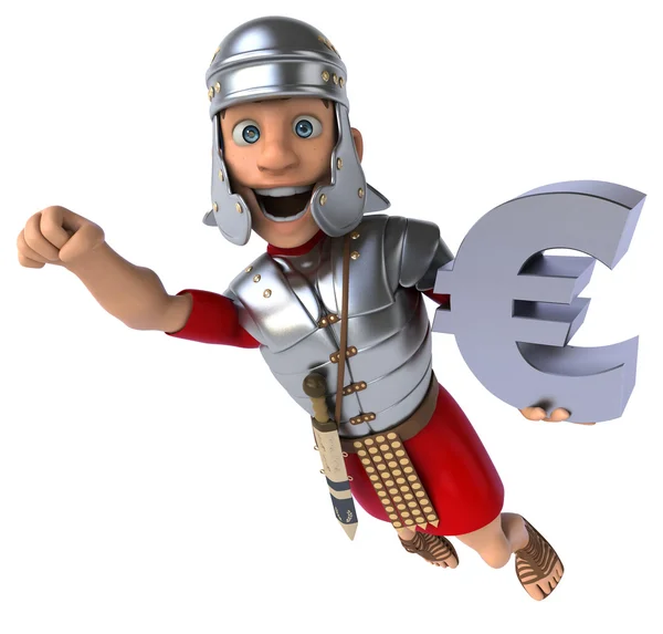 Cartoon roman soldier — Stock Photo, Image