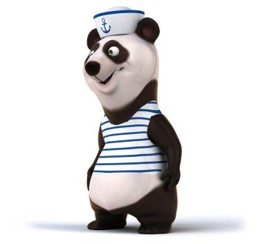 Eğlenceli panda ayısı