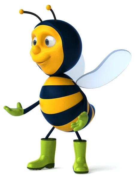 Fun cartoon bee — Stock Photo, Image