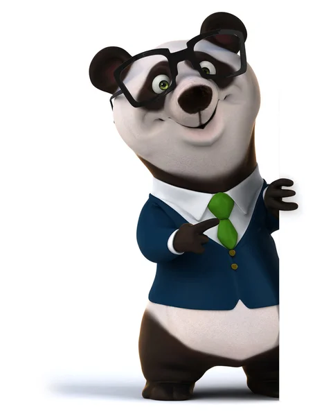 Zabawne firmy panda — Zdjęcie stockowe