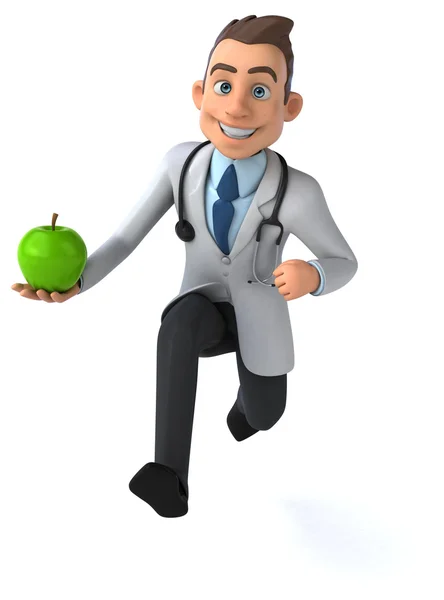 Fun cartoon doctor — Stock Photo, Image