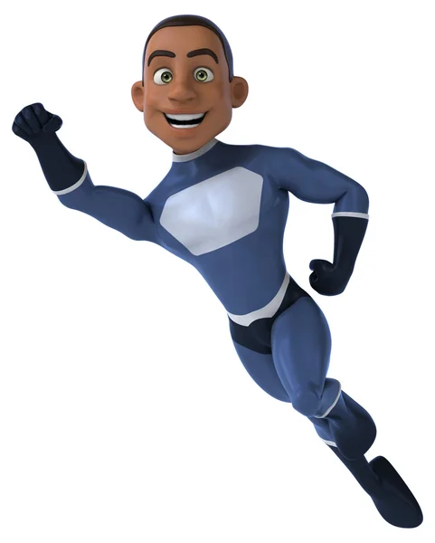 Fun cartoon superhero — Stock Photo, Image