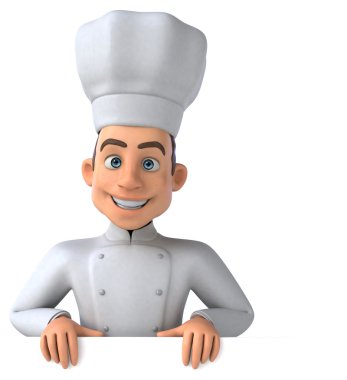 Eğlenceli genç Şef