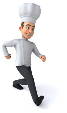 Eğlenceli genç Şef