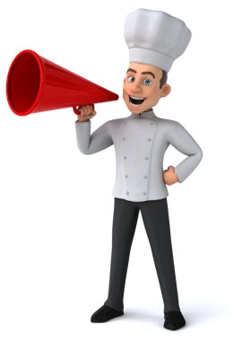 Eğlenceli genç Şef