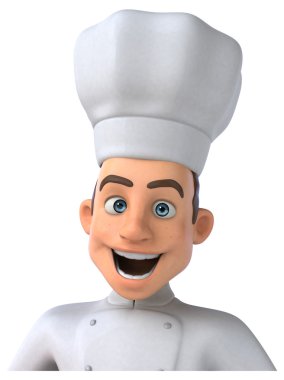 Eğlenceli genç Şef