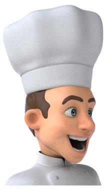 Eğlenceli genç Şef