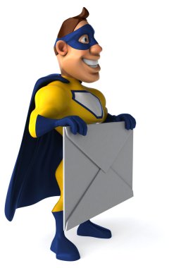 süper kahraman ile mektup eğlenceli