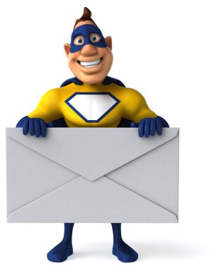 süper kahraman ile mektup eğlenceli