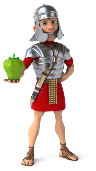Römischer Soldat mit Pfeffer — Stockfoto