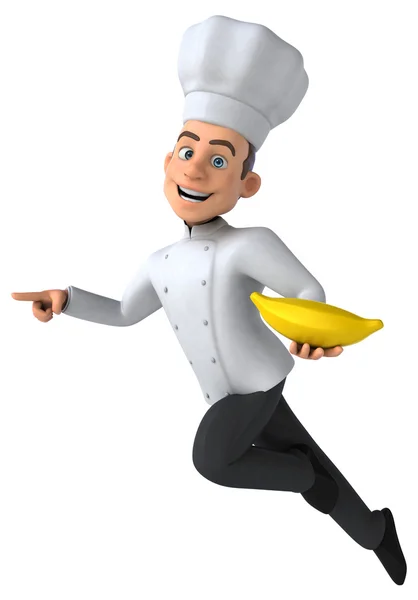 Leuke cartoon chef-kok — Stockfoto