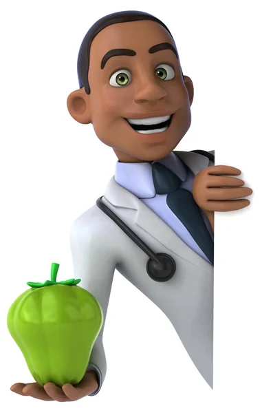 Fun cartoon doctor — Stock Photo, Image