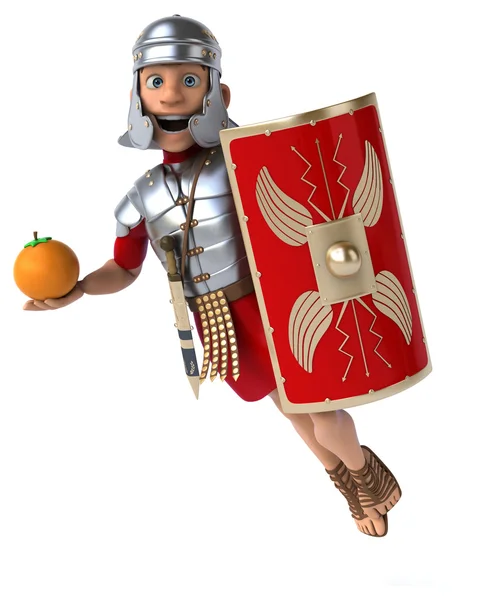 Kreskówka rzymski żołnierz — Zdjęcie stockowe