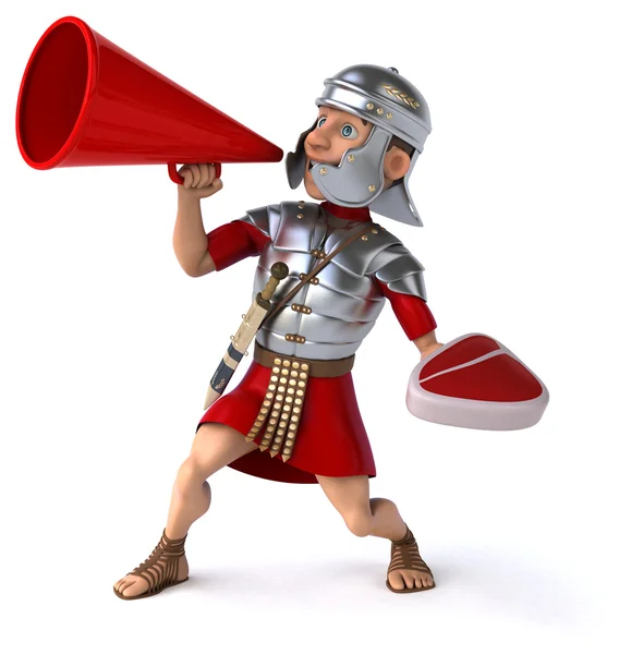 Cartone animato soldato romano — Foto Stock