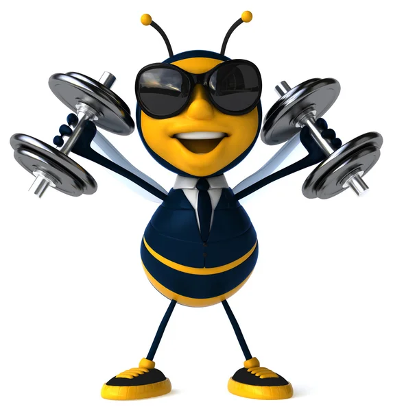 Cartoon leuk bee — Stockfoto