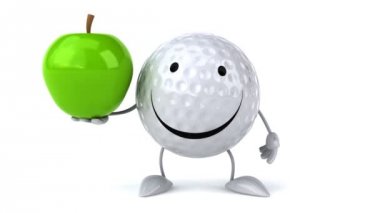 Apple ile mutlu Golf topu