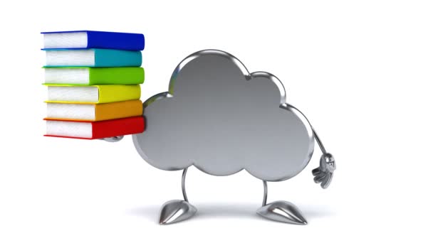 Cloud avec des livres — Video