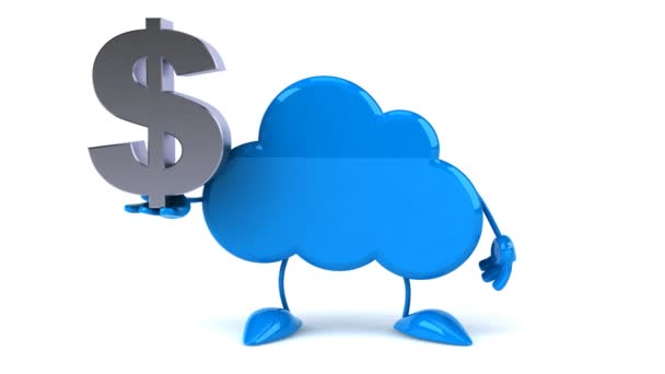 Cloud avec signe dollar — Video