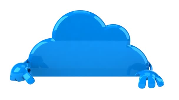 Nuage amusant et tableau blanc 