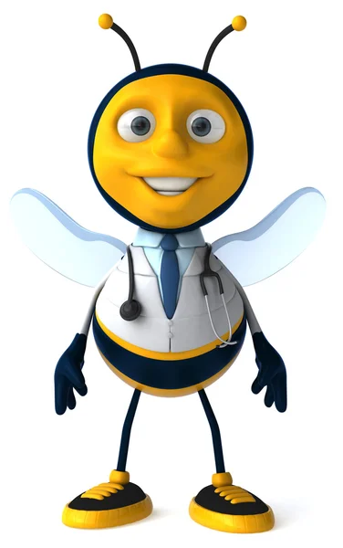 Cartoon fun bee — Stock Photo, Image