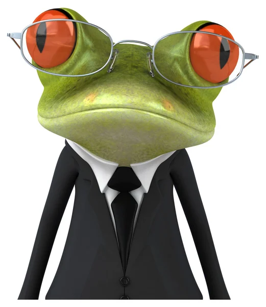 Spaß Cartoon-Frosch — Stockfoto