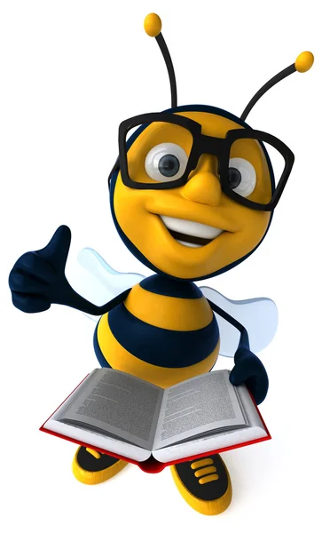 Cartoon fun bee — Stock Photo, Image