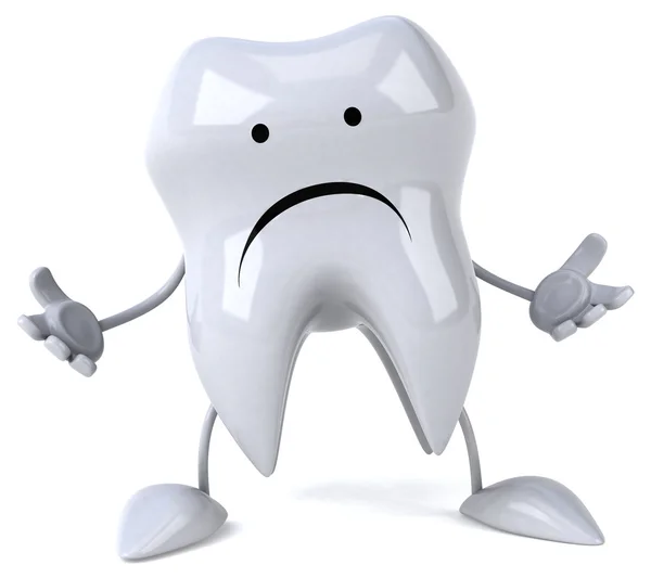 Fun cartoon tooth — Stock Photo, Image