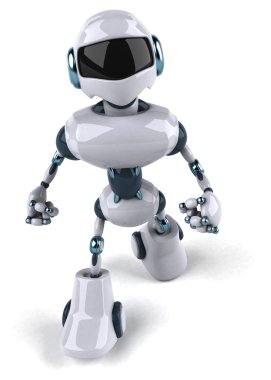 Eğlenceli çizgi film robot