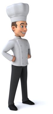 Eğlenceli genç Şef