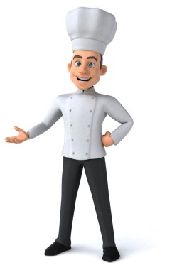 Eğlenceli genç Şef