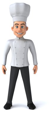 Eğlenceli genç Şef