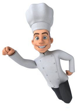 Eğlenceli genç Şef
