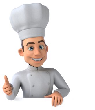 Eğlenceli genç Şef