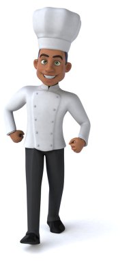 Eğlenceli genç Şef
