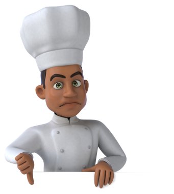 Eğlenceli genç Şef