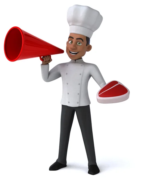 Fun cartoon chef — Stock Photo, Image