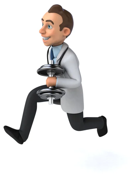 Fun cartoon doctor — Stock Photo, Image