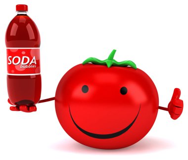 Eğlenceli çizgi film domates