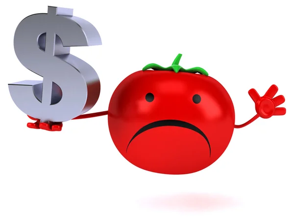 Fun cartoon tomato — Stock Photo, Image