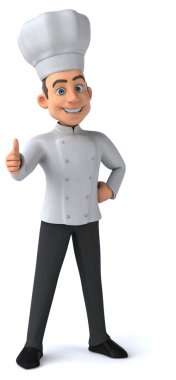 Eğlenceli genç Şef