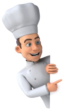 Eğlenceli genç Şef