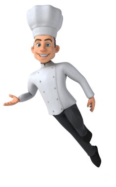 Eğlenceli genç Şef